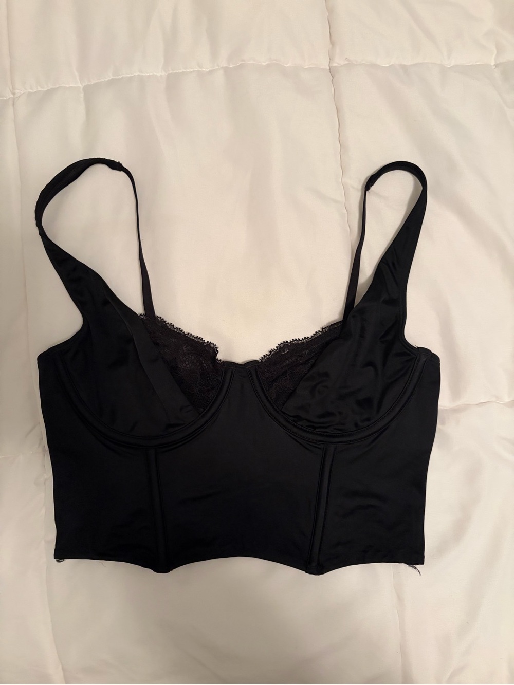 Abercrombie Lace and Satin Balconette Corset